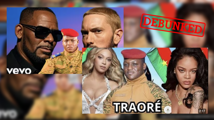 About 294 deepfake music videos celebrating Ibrahim Traoré were posted on Youtube between March and May 2025.